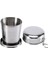 250ML 75ML/150ML/250ML Katlanır Bardak Seyahat Taşınabilir Paslanmaz Çelik Katlanabilir Fincan Kahve Kupa Geri Çekilebilir Kupalar Açık Yürüyüş Kamp (Yurt Dışından) 1
