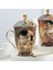 Kiss 400-600ML Kahve Kapaklı Fincan ve Kaşık Kemik Antik Çin Klimt Boyama Çay Bardağı Kahve Kapaklı Fincan (Yurt Dışından) 3