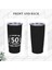 Siyah 400-600ML 50. Doğum Günü Hediyeleri Paslanmaz Çelik Termal Kupa Bira Bardak Termos Çay Kahve Su Şişesi Termo Şişeler Kapaklı Araba (Yurt Dışından) 5