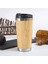 Stil 2 400-600ML Pastoral Stil 304 Paslanmaz Çelik Su Şişesi Basit Içme Kupası Çift Bambu Kabuk Kahve Fincanı Mutfak Aletleri 2023 Vakum (Yurt Dışından) 5