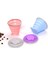 Pembe Silikon Katlanabilir Seyahat Fincan, 260 ml Açık Taşınabilir Katlanır Su Kapaklı Bardak Kordon Toz Geçirmez Damla Geçirmez Içme Kahve (Yurt Dışından) 3