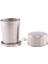 250 ml 75 ML/150 ML/250 ml Paslanmaz Çelik Katlanır Bardak Teleskopik Kupa Çay Için Anahtarlık Handcup ile Taşınabilir Açık Seyahat Kamp (Yurt Dışından) 4