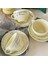 1 Takım Ins Krem Retro Fransız Mektup Kahve Fincanları Set Üstü Nespresso Bardak Seramik Fincan Kahve Kıdemli Çay Fincanı ve Tabak Seti Cappuccino Bardak (Yurt Dışından) 2