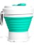 Yeşil 350 ml Katlanır Silikon 6 Renk Taşınabilir Silikon Teleskopik Içme Katlanabilir Kahve Fincanı Katlanır Silika Kapaklı Bardak Seyahat (Yurt Dışından) 1