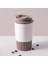 Fildişi 350ML Kahve Fincanı Paslanmaz Çelik Astar Yeşil Termos Bardak 360ML Büyük Kapasiteli Taşınabilir Bardak Paslanmaz Çelik Su Bardağı Ev Eşyaları Gri (Yurt Dışından) 1