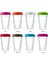 Beyaz 400 ml 13.6 Oz 10 Ons Isıya Dayanıklı Çift Duvar Borosilikat Kahve Fincanları Kupalar Latte Içecekler Için Farklı Renk Silikon Kapaklı Tumbler (Yurt Dışından) 3
