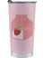 20 Oz Çilek Süt Karikatür Kawaii Seyahat Kupa Buz Bardağı 304 Paslanmaz Çelik Vakum Yalıtımlı Araba Bardak Kahve Kupa Kore Kore Şeftali Mil (Yurt Dışından) 3