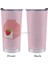 20 Oz Çilek Süt Karikatür Kawaii Seyahat Kupa Buz Bardağı 304 Paslanmaz Çelik Vakum Yalıtımlı Araba Bardak Kahve Kupa Kore Kore Şeftali Mil (Yurt Dışından) 5