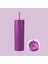 15 Hasır Kapaklar 460ML/16OZ Plastik Pipetli Bardak Çift Katmanlı Su Şişeleri Kahve Fincanı Yeniden Kullanılabilir Sert Plastik Bardak Kapaklı Drinkware Noel Hediyesi (Yurt Dışından) 1