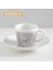 Geyik Gümüş 90 ml 90/230 cm Ins Ayna Yansıma Yaratıcı At Anamorfik Fincan Ayna Yansıma Fincan Sinek Kuşu Kupa Kahve Çay Seti Coaster ile (Yurt Dışından) 1