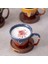 A0003 Seramik Retro Kahve Kupa 220 ml Fırın Değişimi Çekilmiş Bardak Espresso Bardak Americano Latte Bardak (Yurt Dışından) 4