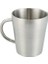 S 200-400ML Çocuklar Için Kırılmaz Kupalar Çift Duvarlı Kamp Kahve Kupaları Paslanmaz Çelik Yalıtımlı Kulplu Bardak Yeniden Kullanılabilir Çelik Bardak (Yurt Dışından) 1