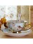 C Avrupa Kraliyet Sarayı Kemik Çini Kahve Seti Lüks Porselen Çay Seti Seramik Çay Fincanları Tabağı Kaşık Drinkware Coffeeware (Yurt Dışından) 5