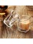 60ML-2PCS 60ML 60ML 2 Adet Ölçekli Çift Cam Kare Bardak Espresso Ons Fincan Mutfak Pişirme Ölçüm Fincan Çift Metre Ölçeği Kahve Aletleri (Yurt Dışından) 2