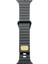 Akıllı Saat Watch için Uyumlu 42MM 44MM 45MM 49MM 1/2/3/4/5/6/se/7/8/ultra Silikon Kordon ve Kayışı Dalgalı Şerit Tasarım Koyu Gri 1