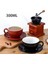 Tam Sır Kırmızı Avrupa Minimalist Lüks Kahve Fincanı Cappuccino Latte Seramik Latte Sanat Profesyonel Kahve Fincanı Fincan Tabağı Seti 300 ml (Yurt Dışından) 2