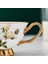 Stil I 200-400 ml Avrupa Asil Kahve Fincanı ve Tabağı Kaşık Seti Öğleden Sonra Çay Seti Zarif Siyah Çay Bardağı Seramik Kupa Ev Partisi Drinkware Hediye (Yurt Dışından) 5