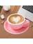 Tamamen Sırlı Siyah Avrupa Minimalist Lüks Kahve Fincanı Cappuccino Latte Seramik Latte Sanat Profesyonel Kahve Fincanı Fincan Tabağı Seti 300 ml (Yurt Dışından) 4