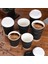 50 Adet Siyah 16 Oz 50 Adet Tek Kullanımlık Kahve Fincanları Kağıt Kalınlaşmış Anti-Haşlanma Oluklu Kağıt Bardak Süt Çay Sıcak Içecek Bardak Kraft Kağıt Kapaklı Bardak (Yurt Dışından) 5