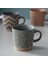 B Yeşil 350 ml Yeni Kahve Fincanları Büyük Iskandinav Retro Seramik Kahve Kupa Coffeeware Ofis Çay Kupa Çift Su Bardağı Ev Kumtaşın Kupalar (Yurt Dışından) 5
