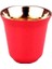Gül Kırmızı Çift Duvar Kahve Kupa Bardak Paslanmaz Çelik Sevimli 80 ml Espresso Yalıtım Nespresso Pixie Kahve Kapsül Şekli Termo Kahve Kupaları (Yurt Dışından) 1