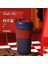 Mavi 350ML Mijia 350ML/450ML Çift Seramik Kahve Termos Sızdırmaz ve Kaymaz Araba Vakumlu Şişe Seyahat Yalıtım Fincan Su Isıtıcısı (Yurt Dışından) 1