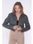 Gri Fermuarlı Ceket 1