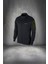 Büyük Beden Erkek Siyah Supra Penye Kumaş Cepli Fermuarlı Spor Eşofman Takımı (4XL- 10XL) 2