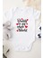 Daddy Is My Whole World Bebek Alttan Çıtçıtlı Body Zıbın - Beyaz 2