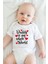 Daddy Is My Whole World Bebek Alttan Çıtçıtlı Body Zıbın - Beyaz 3