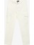 Normal Bel Dar Paça Basic Kırık Beyaz Erkek Kargo Pantolon F3WM-PNT162 1