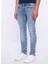 Normal Bel Skinny Fit Açık Indigo Erkek Denim Pantolon DT10352_ETHAN Skinny Fit Normal Bel 2