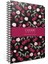 Cherry Spiralli Sert Kapak Çizgili Defter 17x24 cm 120 Yaprak Renkli Desenli 1