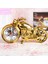 Motosiklet Çalar Saat Retro Motosiklet Çalar Saat Vintage Motosiklet Saat Eski Raf Saat Eski Çalar Saat Ev Ofis Masaüstü Dekor ( Pil Altın ) (Yurt Dışından) 3
