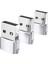 3x Taşınabilir Adaptör 1 - USB 2.0 Veri Iletim Kararlı Konektör, Fiş ve Argent (Yurt Dışından) 1