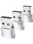 3x Taşınabilir Adaptör 1 - USB 2.0 Veri Iletim Kararlı Konektör, Fiş ve Argent (Yurt Dışından) 4