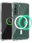 Samsung Galaxy S22 Plus Uyumlu Kılıf Şaffaf Wireless Şarj Özellikli Magsafe Kılıf Kapak 4