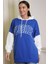 Saks Baskılı Kadın Sweatshirt 1227-2K4 3