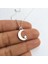 Ay Yıldız Model 925 Ayar Gümüş Unisex Kolye 1