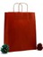 Büküm Saplı Kraft Kağıt Çanta Karton Hediyelik Poşet Torba - Bordo - 18X24 Cm. - 25 Adetlik 2 Paket 4