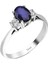 Pırlanta ve Oval Safir Taşlı Yüzük 0417R0043 1