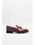 Bordo Deri Erkek Loafer 1