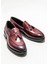 Bordo Deri Erkek Loafer 2