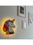 Çocuk Odası Unicorn Ahşap Duvar Lambası 3