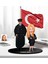 Kişiye Özel Atatürk ve Erkek(Kadın) Öğretmen Temalı 2 Katmanlı Karikatürlü Ahşap Biblo- 3, Öğretmene Hediye, Öğretmenler Günü, 100. Yıl Hediyesi 2