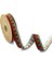 Çam Ağacı / Yılbaşı Desen Kırmızı Dokuma Kurdele (16MM Genişlik - 10MT Uzunluk) 1