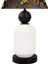 Lotus Opal Black - White Koni Cam Abajur 3