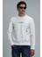 Alexander Erkek Sweatshirt Kırık Beyaz 1