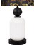 Lotus Opal Black - White Cam Abajur 3