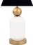 Lotus Gold - White Koni Cam Abajur 3